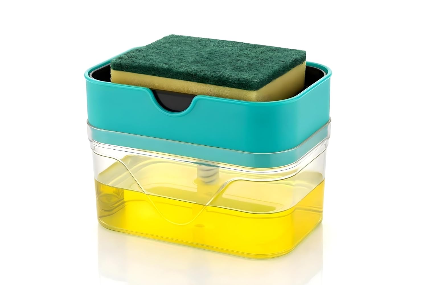 Elegant 2-in-1 Soap Dispenser & Sponge Holder